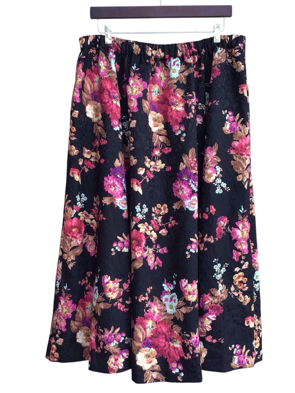 Anthropologie Maeve Jacie Floral Jacquard Midi Skirt NEW - Picture 8 of 12